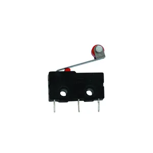 M72 KW12-N Hot Sale Low Operating Force Solder Subminiature Terminal Special Long Lever Miniature Mouse Micro Switch