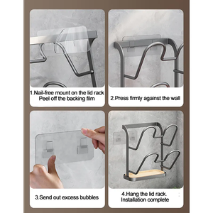 Étendoir à vaisselle en acier inoxydable antirouille 2 niveaux grand égouttoir à vaisselle pour comptoir de cuisine égouttoir porte-ustensile - Product Image 6