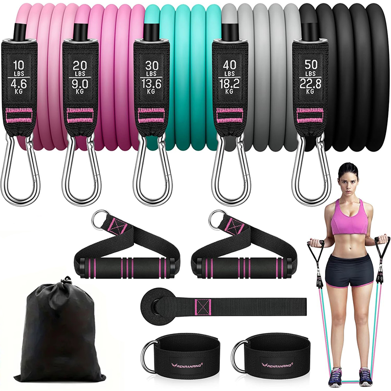 Conjunto de color rosa