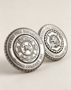 Moneda Conmemorativa Giratoria Personalizada con Forma de Neumático 3D para el Departamento de Bomberos, Moneda de Recuerdo, Moneda Conmemorativa de Rescate de Bomberos - Product Image 2