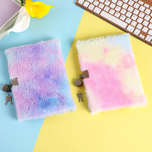 Fantaisie bleu rose perle sirène enfants moelleux kawaii serrure filles <span class=keywords><strong>secret</strong></span> journal journal scolaire cahier pour étudiants enfants avec serrure - Product Image 5