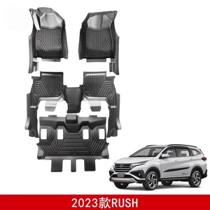 Alfombrillas de coche 5D de caucho TPE ecológicas, impermeables y antideslizantes, personalizadas de fábrica, 3 piezas para Toyota Rush 2023 - Product Image 2