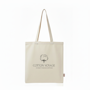 Sacs de courses en coton à longue poignée, légers, réutilisables, en toile, couleur unie, prix bas, à vendre - Product Image 1