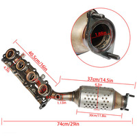 Autre pièce moteur Catalyseur Collecteur d'échappement Catalyseur à montage direct pour TOYOTA 4RUNNER 2003-2004 LEXUS GX470 2003-2005 V8