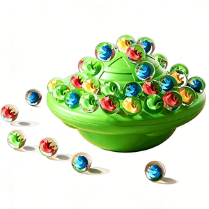 Gioco da Tavolo Educativo per Famiglia e Musica, Gioco di Equilibrio Multigiocatore con Perline in Plastica ABS Impilabili per Interazione Genitore-Figlio - Product Image 1