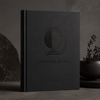 Journal de travail personnalisé LABON avec couverture en lin noir, outil psychologique pour la réflexion profonde, suivi émotionnel, agenda A5 à couverture rigide