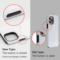 Coque de téléphone 2-en-1 PC TPU vierge de la meilleure qualité pour la sublimation, compatible avec les séries iPhone et Samsung