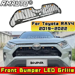 Parrilla Delantera para Toyota RAV4 2019-2022, Parrilla de Carreras para Parachoques Delantero, Kit de Carrocería, Parrilla Delantera de Plástico ABS, Pieza Exterior - Product Image 1