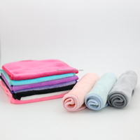 Chiffon démaquillant en microfibre avec Logo personnalisé, multicolore, vente en gros, serviette démaquillante Super douce, 100 pièces