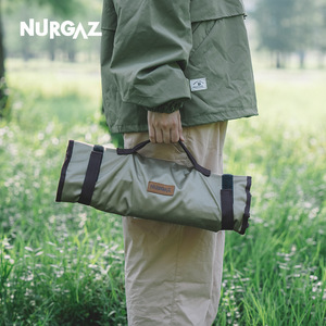 Bolsa para clavijas de tienda de campaña NURGAZ con clavos para tierra de 20cm, 30cm, 40cm, tela Oxford, almacenamiento para exteriores, para tiendas de campaña y lonas - Product Image 4