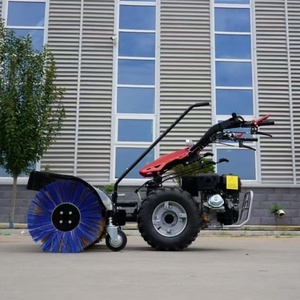 Hand Push Gasoline Snow 13HP Heavy Duty Road Snow Cleaning Machine Rotary Broom Snow Blower for Driveway - Product Image 2