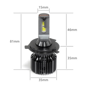 Lampadine Ultra-Luminose 12V a 360 Gradi Senza Punti Oscuri, Faro LED per Auto F8, Luce Anteriore LED - Product Image 3