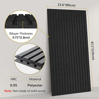 Panneaux acoustiques en feutre polyester insonorisants, ignifuges et écologiques pour salon, chambre, hôtel, école