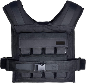 Hot <b>Sale</b> Removable Iron Block Heavy <b>Weight</b> Vest Running Training Equipment LZ02-101 Heavy Duty <b>Weight</b> Vest With Detachable Iron - Product Image 4