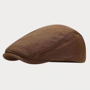 2024 New Solid Color Front Back Can Wear Beret <b>Hats</b> Women Vintage Ivy <b>Hats</b> Men Casual Beret <b>Hats</b> - Product Image 2
