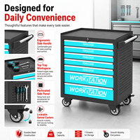 Meilleures ventes : Armoire à outils mobile en acier laminé à froid pour garage professionnel