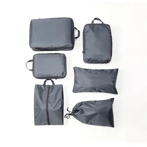 Wholesaling Organizer Outdoor Travel Storage Bag 6枚の包装キューブ