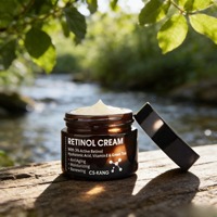 Crème Visage Double Rétinol Anti-rides Raffermissante Hydratante Éclaircissante Lissante des Ridules Soin de la Peau OEM