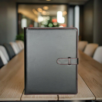 Porte-documents en Faux cuir, classeur, format A4, pour présentation et conférences, professionnel