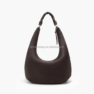 Nouveau Sac à Main Hobo Demi-Lune en Cuir Véritable pour Femme 2026, Design Vintage de Luxe, Bandoulière Chaîne, Portable, Effet Peau de Serpent - Product Image 2