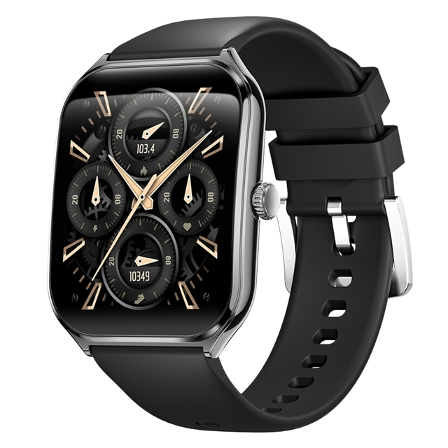 BT Call MT61 Smart Watch Ultra Slim SmartWatch Curved 1.96inch Amoled Display Full Touch Screen Encoder Blood Pressure CE Rohs