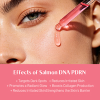 Sérum Visage Peptides Roses PDRN ADN de Saumon Marque Privée Soin Coréen Anti-Âge Raffermissant Éclat Niacinamide