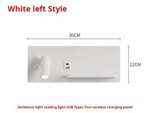 Luce <span class=keywords><strong>da</strong></span> <span class=keywords><strong>parete</strong></span> <span class=keywords><strong>a</strong></span> LED in stile moderno con ricarica Wireless USB <span class=keywords><strong>a</strong></span> doppia porta lampada <span class=keywords><strong>da</strong></span> <span class=keywords><strong>parete</strong></span> per camera d'albergo camera <span class=keywords><strong>da</strong></span> letto illuminazione di <span class=keywords><strong>lettura</strong></span> del comodino - Product Image 4