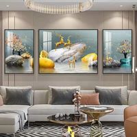 Peinture sur verre Décoration Art mural en verre trempé cristallin