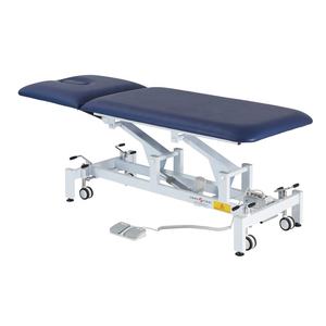 Camilla de fisioterapia de 2 secciones, mesa de terapia de tratamiento eléctrico, mesa de masaje portátil quiropráctica, sofá de examen de cama - Product Image 3