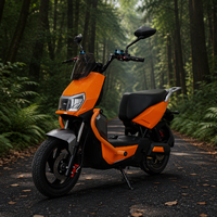 Scooter électrique OEM 1000W à empattement court, type moto 60V/72V à 2 roues avant, fabriqué en Chine