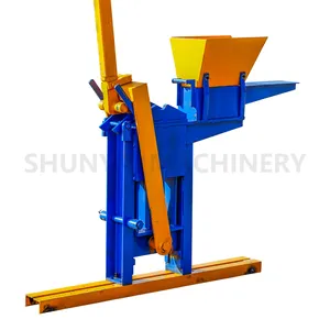 block machine prices at a discount QMR2-40 clay manual block machine