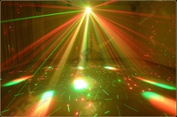 Nouveau LED Gobo, vague d'eau, boule, stroboscope, laser 6 en 1, lumière à effets LED