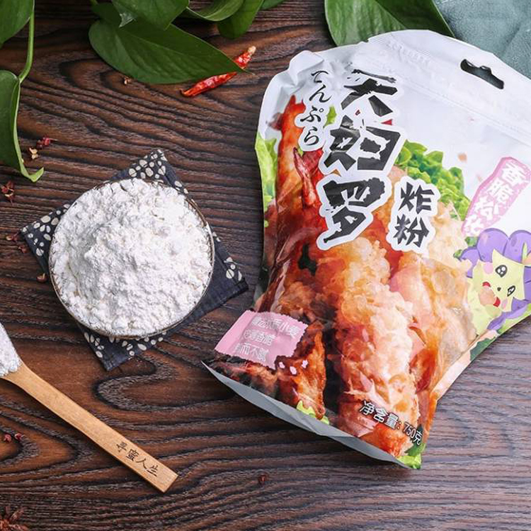 Хрустящая текстура без глютена, Премиум белая рисовая мука Tempura