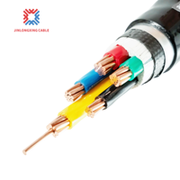 Fabrik-Großhandel VV22 0,6/1kV 4-adriges Kupfer-PVC-Stahlband-Armiertes Erdkabel für Bau und Verteilung