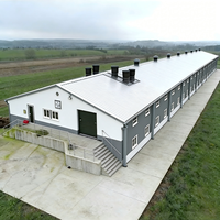 Granja Avícola Prefabricada con Diseño Moderno, Totalmente Automatizada y Ventilada con Túneles