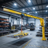 Grue à flèche électrique industrielle avec ventouse à 8 ventouses, élévateur à vide 800 kg pour tôles, bouton poussoir, découpe laser AC, presse plieuse CE