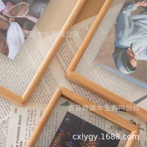 Wooden Photo <b>Frame</b> Rectangle Tabletop Vertical Eco Friendly For Home Office Bedroom Living Room Decor - Product Image 5