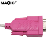 Cable USB a serie RS232 de 1,5 m Puerto COM de 9 pines Cable serie de doble chip USB a RS232 para WINI7/8/10/11