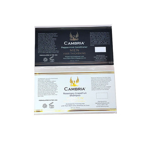 Aangepaste Zelfklevende Etiketten Waterdichte Logo Cosmetica Vinyl <span class=keywords><strong>Label</strong></span> Goud Folie Shampoo Stickers Verpakking Etiketten Voor Shampoo Fles - Product Image 4