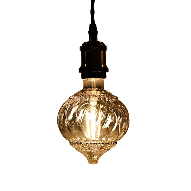 Edison Bulb LED Lamp Retro Lantern Shape 4W E27 Screw Base 220V 120V A19 Type Glass Body 2700K CE/EMC Certified for Residential