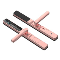 Sistema de control de acceso WiFi, lector de teclado de tarjeta RFID con pantalla táctil, cerradura de puerta de seguridad impermeable, sistemas de tarjeta de acceso independientes