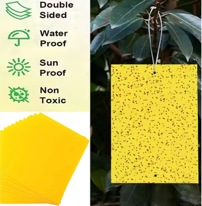 Pièges à colle jaunes en papier personnalisés en gros, tailles variées, pour l'agriculture professionnelle et l'agriculture durable - Product Image 3