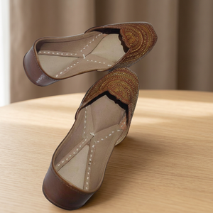 Women's Genuine Leather Traditional Style Fancy Embroidery <b>Toe</b> Running Walking Eco-Friendly Fashion Trend Mixed Colors All - Product Image 1