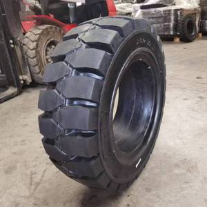 250-15 Solid Forklift Tires, Thickened Wear Resistant No <b>Inflation</b>, Fit Heli Hangcha Forklifts, Wholesale In Stock - Product Image 1