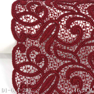 Vente en gros Dentelle chimique guipure 16cm de large <span class=keywords><strong>Tissu</strong></span> dentelle 3d - Product Image 4