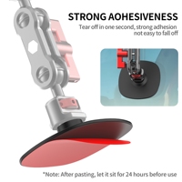 Support de base adhésif flexible réglable pour support de bras magique à rotule de 1 pouce pour GoPro Hero/Insta360/DJI Action