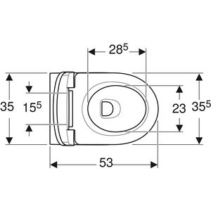 Selnova ห้องสุขาปลอดขอบพรีเมี่ยมพร้อมเบาะที่นั่ง - Product Image 4