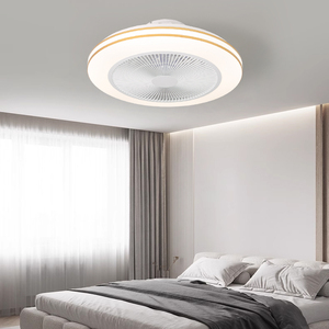 Phòng ngủ trong nhà sử dụng làm mát không khí tiết kiệm năng lượng ánh sáng Quạt tiếng ồn thấp phong cách thông minh điều khiển từ xa hiện đại Thiết kế LED quạt trần - Product Image 4