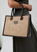 Sac fourre-tout de luxe en cuir pour femmes grande capacité personnalisé