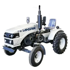 Tractor eléctrico de granja Mini 15HP, tractor de cuatro ruedas para cultivador de maquinaria agrícola